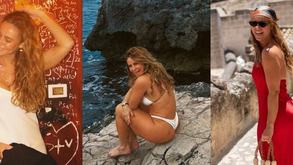 Vestido vermelho, bolsa boho, biquíni branco e mais: Paolla Oliveira viaja para Itália e nós fizemos um raio-X fashion da mala de viagem da atriz