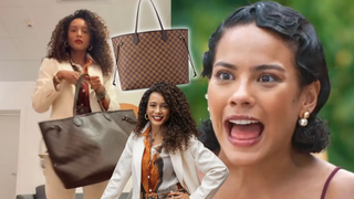 Puro luxo em 'Vale Tudo'! Taís Araújo mostra 1º look 'rica' de Raquel e nós descobrimos o preço da bolsa Louis Vuitton usada por ela