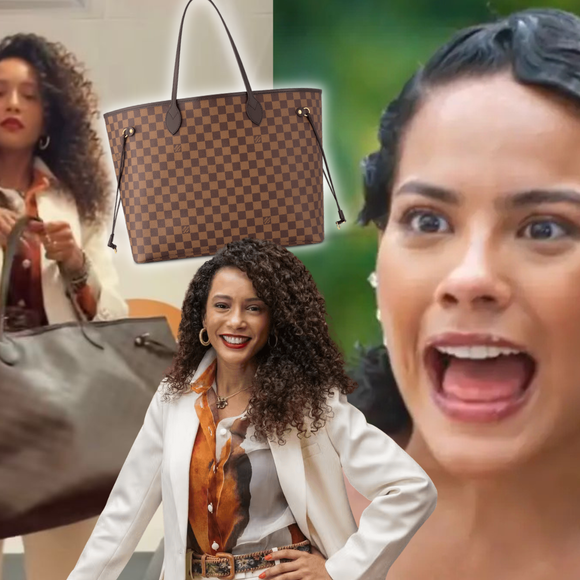 Puro luxo em 'Vale Tudo'! Taís Araújo mostra 1º look 'rica' de Raquel e nós descobrimos o preço da bolsa Louis Vuitton usada por ela
