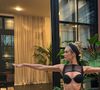 Mariana Ximenes tem realizado exercícios de yoga e também meditação para controlar o corpo e mente