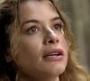Livia (Alinne Moraes) não perdoa a avó na primeira fase de 'Além do Tempo'