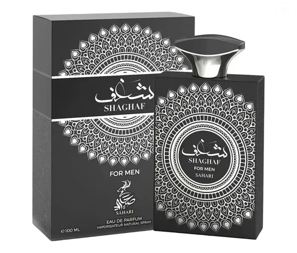 Shaghaf For Men entrega uma abertura cítrica intensa que combina frescor, sofisticação e sensação de limpeza