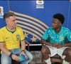 Luciano Huck deixou Vini Jr. desconcertado ao sugerir que falariam de Virgínia durante entrevista