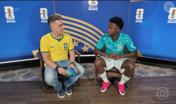Luciano Huck deixou Vini Jr. desconcertado ao sugerir que falariam de Virgínia durante entrevista