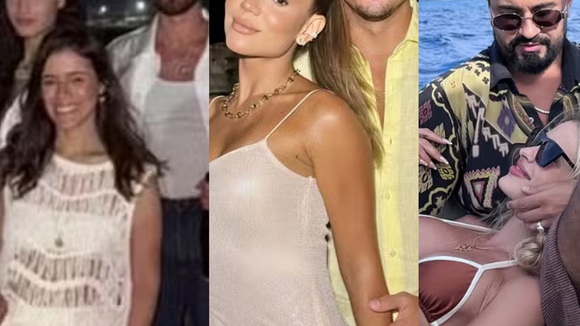 Os novos casais de 2026: Bruna Marquezine, Yasmin Brunet, João Guilherme e mais famosos que curtiram a virada do ano em clima de romance