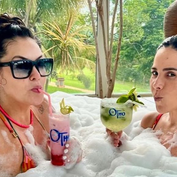 O momento a sós no qual foram flagrados teria sido quando eles conversaram sobre a separação de Dado e Wanessa.