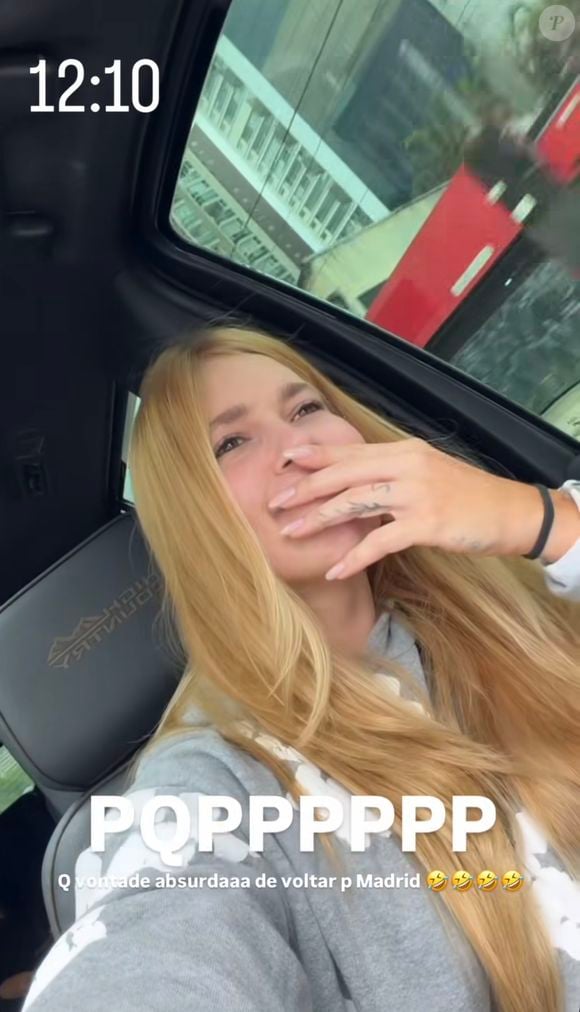 Neste sábado (08), Virgínia confessou sua saudade de Vini Jr. nos stories do Instagram