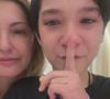 Eleições 2026: filho de Antonia Fontenelle foi confortado pela mãe, que repreendeu fala dele de 'pegar um por um'. 'Errado'