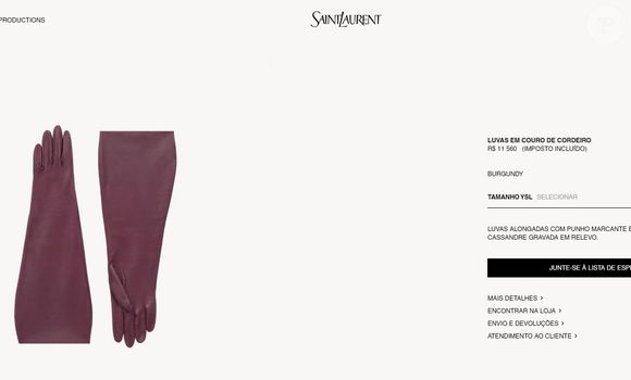 Sabrina Sato usou luvas para ir ao 'Domingão'