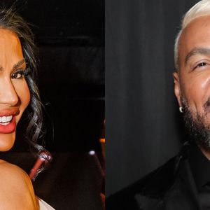 Gracyanne Barbosa deixa sutiã em casa, escolhe decote extremo e encontra Belo, seu ex, na festa de Leo Dias