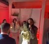 Ivete Sangalo cantou para o casal durante a festa de casamento