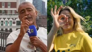 Romário minimiza resposta atravessada a Fernanda Gentil na Cazé TV! e web detona ex-jogador: 'Impressionante a incapacidade...'