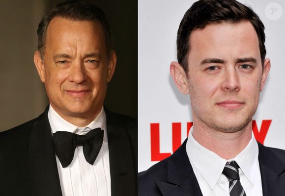 Colin é filho de Tom Hanks e mostra bastante similiaridade com o pai. Queixo, olhos e boca são os traços mais comuns entre eles