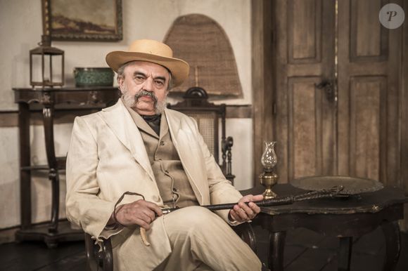 José Dumont em foto da novela 'Nos Tempos do Imperador', da Globo