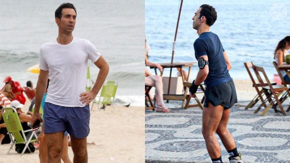 Qual é o segredo das pernas torneadas de César Tralli? Agora apresentador do 'JN', jornalista pratica uma atividade simples: '25 quilos...'