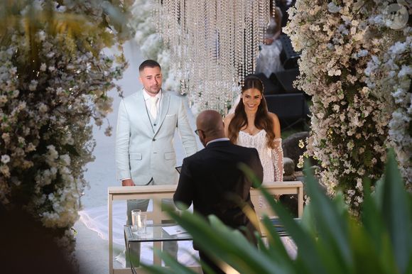 O casamento aconteceu na Casa do Alto, mansão localizada no Alto da Boa Vista, Zona Norte do Rio de Janeiro