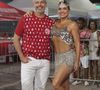 Flávia Alessandra contou que foi surpreendida quando, sem querer durante o sono, levou um tapa de Otaviano Costa