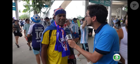 O pai de Vozinha surpreendeu o repórter Nilson Klava durante uma entrada ao vivo da TV Globo antes de Argentina x Cabo Verde. O momento viralizou na Copa do Mundo de 2026