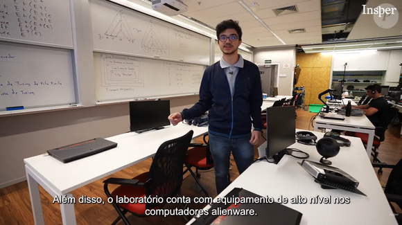 Óculos de realidade virtual, scanners 3D e computadores Alienware fazem parte dos laboratórios do Insper