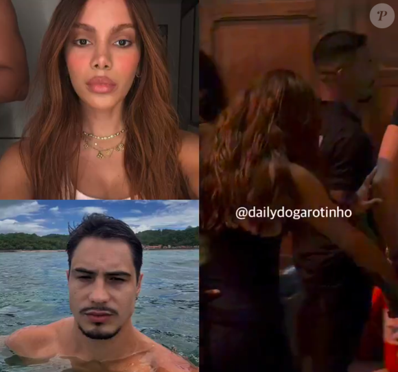 Anitta cobriu o rosto ao deixar o local, mas foi filmada por pessoas que estavam presentes