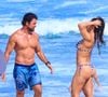 Juliana Paes aproveitou a tarde deste sábado (09) em um momento relax com o marido, o empresário Carlos Eduardo Baptista