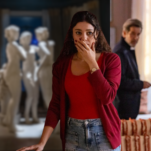 Resumo da novela 'Três Graças', capítulo de terça-feira, 4 de novembro: Ferette está na cola de Gerluce que desafia Arminda ao entrar no quarto das estátuas