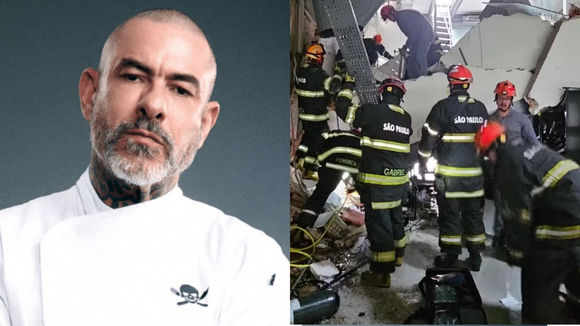 Tragédia: mulher morre após desabamento de teto em restaurante onde Henrique Fogaça é chef