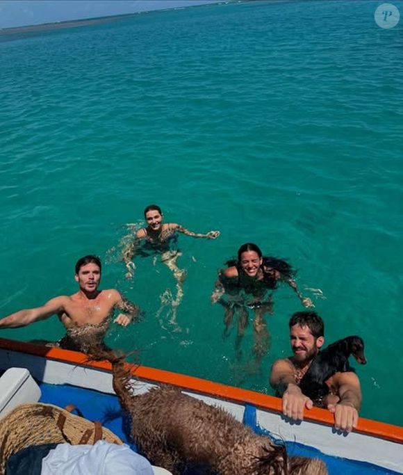 Sasha Meneghel e João Lucas foram companheiros de viagem de Bruna Marquezine e João Guilherme