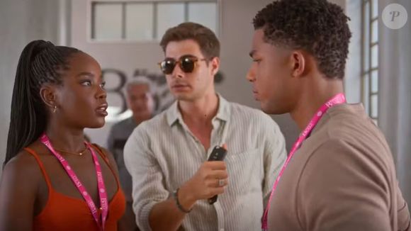 Davi (Rafael Vitti) fica pasmo com reação agressiva de Samuel (Juan Paiva) com Jaques