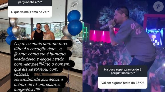 'Amo o homem que ele se tornou': mãe de Zé Felipe e ex-sogra de Virginia Fonseca, Poliana Rocha desabafa sobre o filho em meio a polêmicas de paternidade