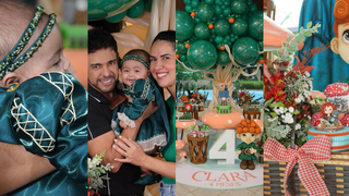 Filha de Zezé Di Camargo e Graciele Lacerda surge com fantasia de princesa da Disney em festa por 4 meses de vida. Fotos!