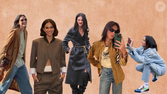 Atriz Bruna Marquezine usa diversas tendências de moda em seu estilo versátil e cheio de personalidade. Peças em couro, roupas em tonalidades terrosas, jeans e tênis são boas alternativas para usar agora no Outono 2026