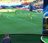 Luciano Huck provocou Virgínia ao mostrar o gol de Vini Jr.