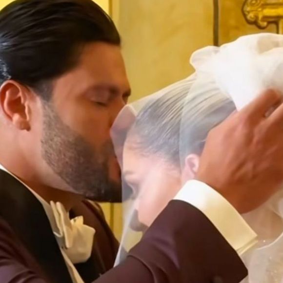 Hulk se declara para Camila em novo vídeo do casamento: 'Decisão certeira'