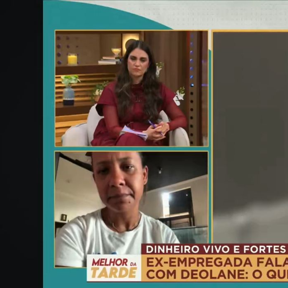Ex-diarista afirma que foi acusada por filho de Deolane Bezerra após sumiço de R$ 80 mil em apartamento da família