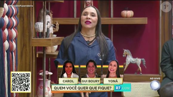 Yoná Sousa lidera enquete UOL da 3ª Roça de ‘A Fazenda 17’, mas diferença entre Carol Lekker e Gui Boury é mínima