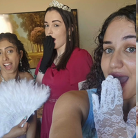 'Daqui a pouco vai me trocar por...': 'Bridgerton' inspirou o chá da tarde desta fã da série e o marido dela teve uma reação para lá de inusitada