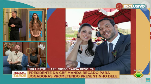 Samir Xaud e a esposa, Natalia, estiveram juntos no México durante a Copa do Mundo. Dias antes, uma denúncia envolvendo o presidente da CBF ganhou repercussão nacional