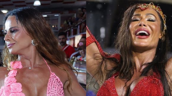 Pré-carnaval 2026 das ex de Belo: Viviane Araújo foge do vermelho e valoriza decote, e Gracyanne Barbosa destaca corpo em look recortado. Fotos!