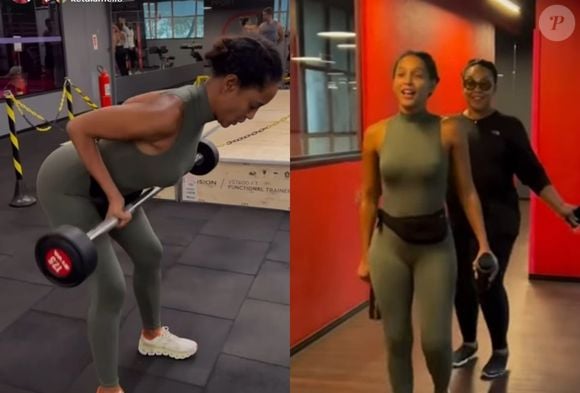 Taís Araújo mostra treino de luta na academia: aos 47 anos, atriz inclui exercícios físicos na rotina e relaciona o fortalecimento à independência