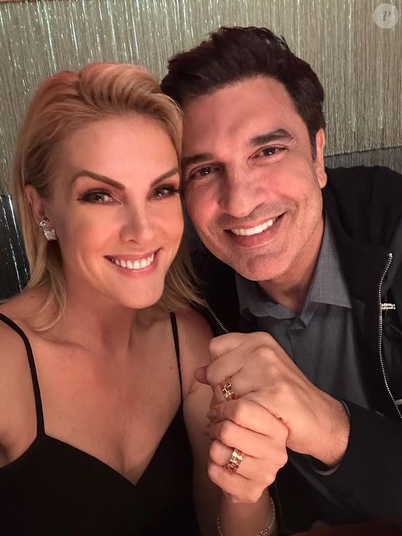 Ana Hickmann se pronunciou sobre o estado de saúde do marido, Edu Guedes