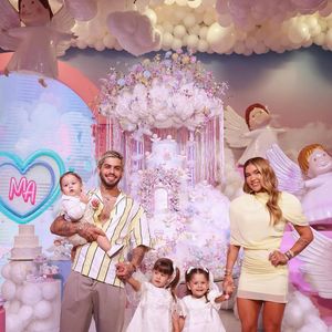 Filhas de Virginia e Zé Felipe protagonizam cena inusitada na festa de aniversário de Maria Alice, em Goiânia