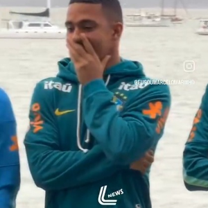 Reação de jogadores da Seleção Brasileira durante uma cerimônia tradicional na Austrália provocou críticas nas redes sociais