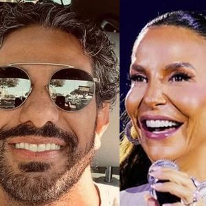 Ivete Sangalo foi flagrada aos beijos com Tiago Maia