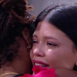 Thamiris consolou Vitória Strada após eliminação de Mateus no 'BBB 25'
