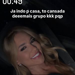 À 0h49, Virgínia Fonseca já havia ido embora. Ou seja, a influenciadora permaneceu menos de duas horas na celebração