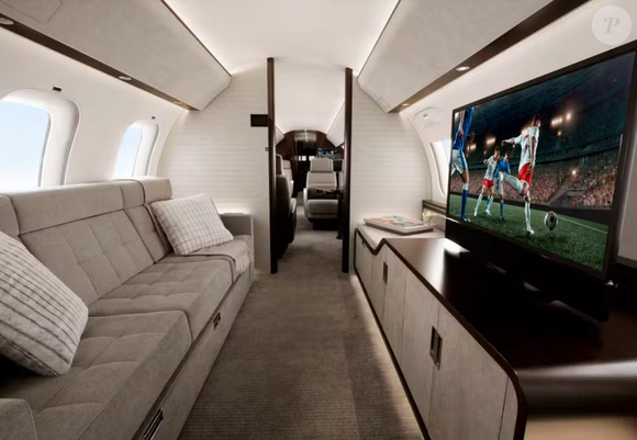 Cabine do jatinho de Beyoncé e Jay-Z aposta em conforto e layout dividido em ambientes