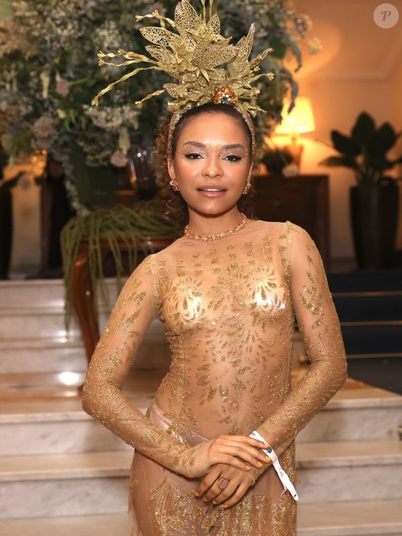 Baile do Copa 2025: a atriz Gi Fernandes apostou na transparência