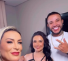 Andressa Urach choca ao anunciar vídeo adulto com a irmã Pamela e Ton Fernandes