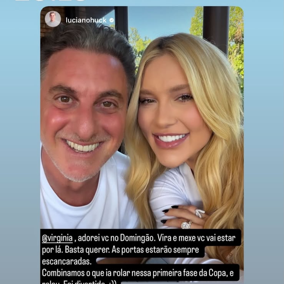 Luciano Huck afirmou que o fim da parceria com Virgínia Fonseca foi combinado, mas Leo Dias apresentou outra versão